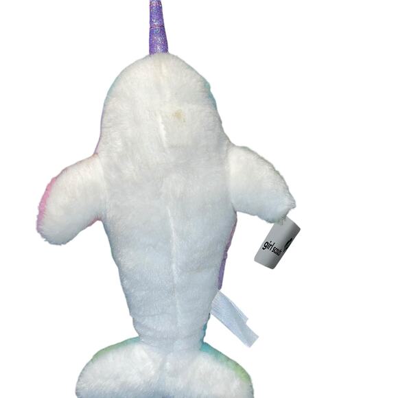 Official Girl Scouts Narwhal Plush Whale 13" Magical Rainbow Sea Animal Toy Gift - Picture 5 of 12